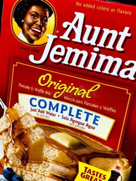 Box Of Aunt Jemima Pancake Mix Editorial Stock Image Image Of Cook