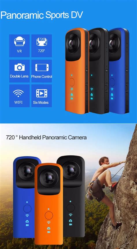 mini  sports action camera  degree panoramic camera build  wifi mini usb dv player