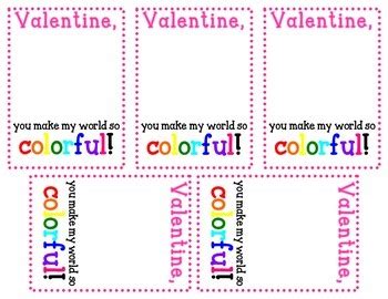 printable crayon valentine card  kathryn thomas tpt