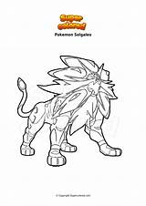 Solgaleo Gigamax Melmetal Supercolored Xurkitree sketch template