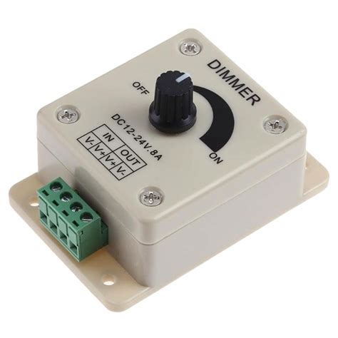 dcv  led dimmer switch  voltage regulator brightness adjustable controller  led strip