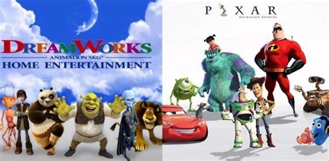 Disney Pixar And Dreamworks Characters