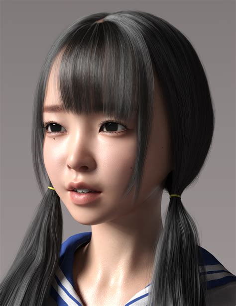 xiao yun and expressions for genesis 8 female daz 3d