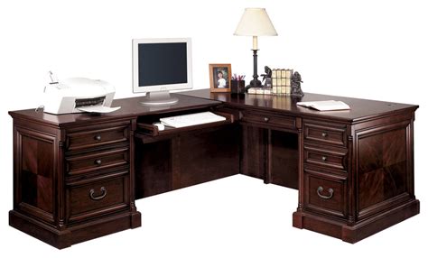 Martin Furniture Mount View Left L Shaped Desk Traditional Desks