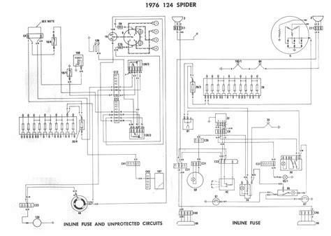 fiat  spider wiring diagram avtoelektrik
