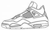 Jordan Air Drawing Coloring Shoe Nike Jordans Sketch Shoes Outline Template Force Pages Sketches Drawings Blank Sneakers Templates Retro Sneaker sketch template