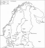 Scandinavia Map Names Maps Scandinavie Carte Sweden States Blank Finland Cities Main Norway Outline Denmark Poland Lithuania Latvia Estonia Belarus sketch template