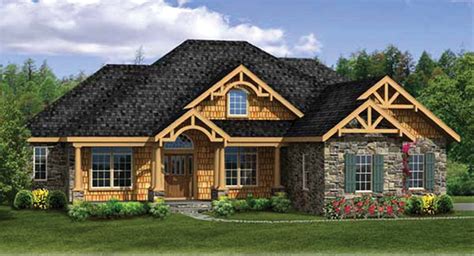 craftsman style house plan  beds  baths  sqft plan   homeplanscom