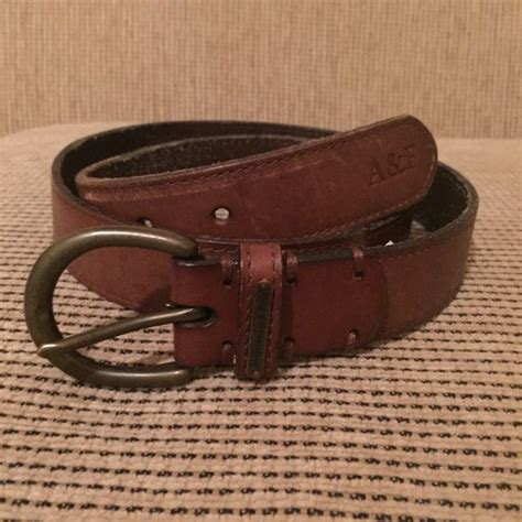 Abercrombie And Fitch Brown Leather Belt Nwot Brown Leather Belt
