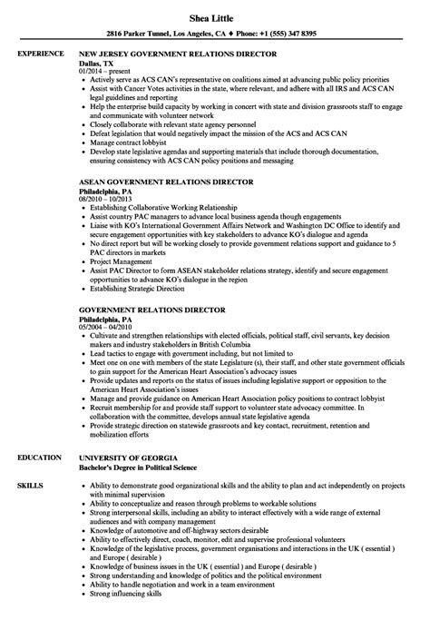 resume  government job template