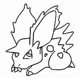 Nidoran Coloring Morningkids Coloriages sketch template