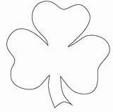 Shamrock Printable Template Coloring Print Pages Templates Printables Patrick Clipart Choose Board sketch template