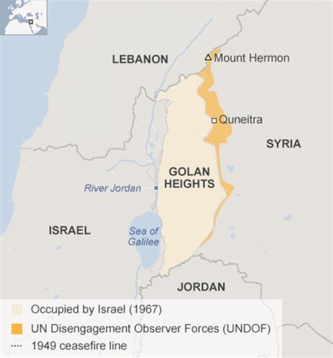 israel thwarts is attack on golan heights bbc news