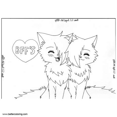 bff coloring page girls bff coloring pages  fiona maria
