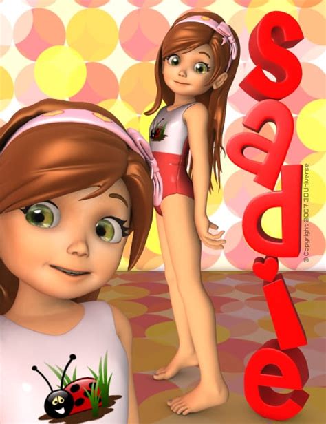 3d Universe Toon Girl Sadie 3d Models And 3d Software By Daz 3d