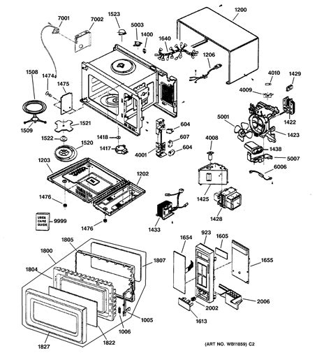 panasonic microwave oven circuit diagram