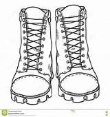 Boots Drawing Hiking Draw Front Shoes Drawings Shoe Character Google sketch template