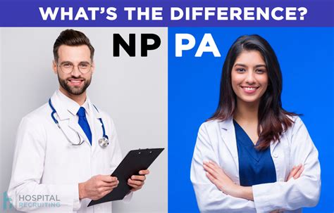 physician assistant  nurse practitioner explaining  difference  patients