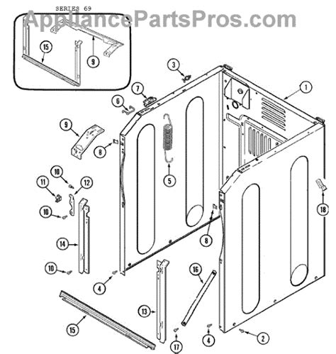 parts  maytag mahaww cabinet front parts appliancepartsproscom