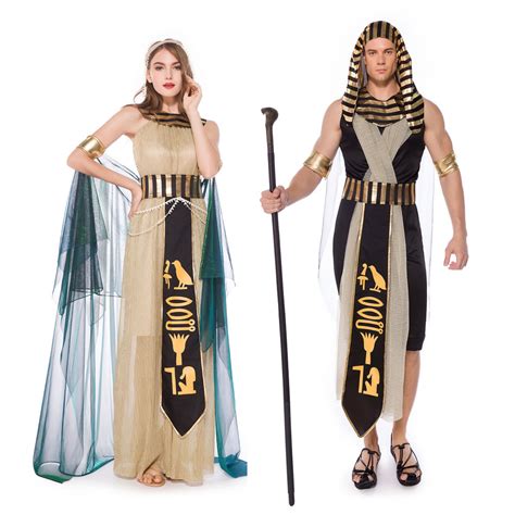 umorden fantasia adult egyptian king queen pharaoh cleopatra costumes
