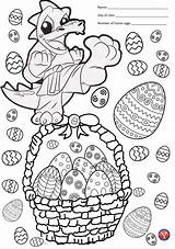 Easter sketch template