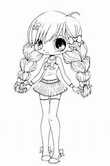 Girl Coloring Pages Cartoon Printable Cute Girly Print Color Getcolorings sketch template