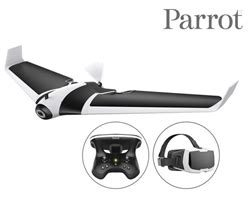 parrot disco fpv drohne skycontroller  vr brille fuer  dealgottde