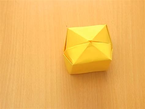 paper origami cube comot