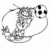 Soccer Ball Coloring Pages Hit Head Boy Kids Momjunction Got Popular Printables sketch template