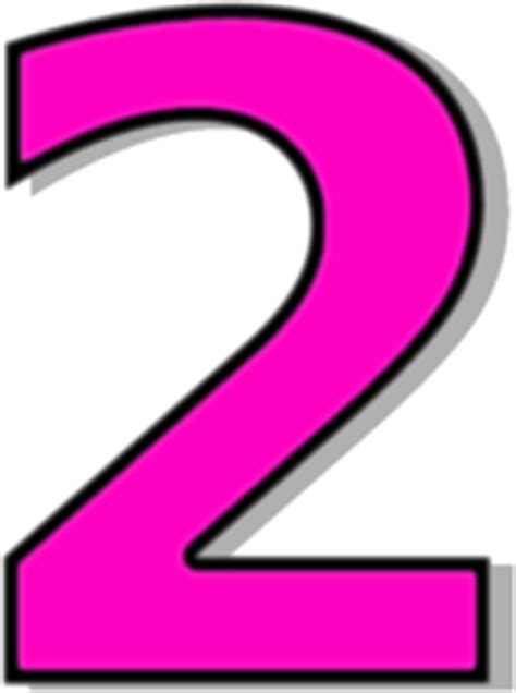number  pink