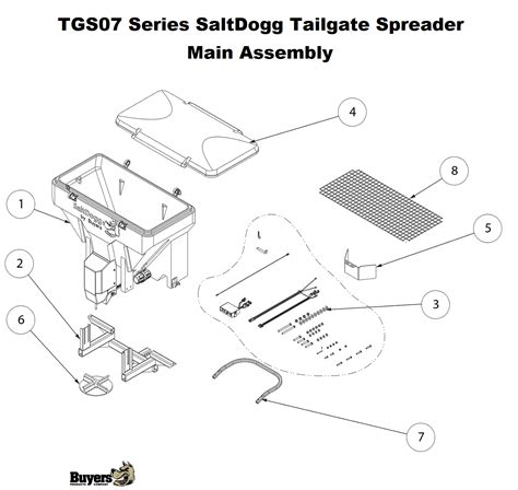 saltdogg tailgate salt spreaders parts  diagrams saltdogg parts tgs tgsred