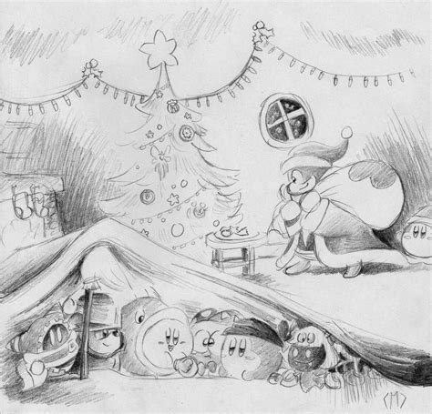 merry kirby christmas by mischeviousmalfais