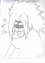 Sasuke Uchiha Curse Mark Coloring Pages Template sketch template