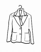 Coloring Pages Coat Clothes Winter Jacket Az Clipartbest Popular sketch template