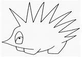 Porcupine Coloring Pages Simple sketch template