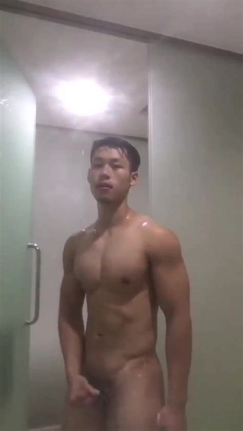 asian jerk off in shower