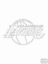 Coloring Pages Pelicans Nba Orleans Logo Excepcional Getdrawings Angeles Los Lakers Getcolorings sketch template