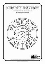 Raptors Getdrawings Toronto Coloring Pages Nba sketch template
