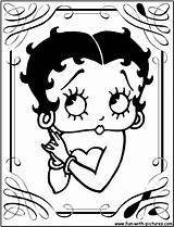 Betty Boop Coloring Pages Printable Fun sketch template