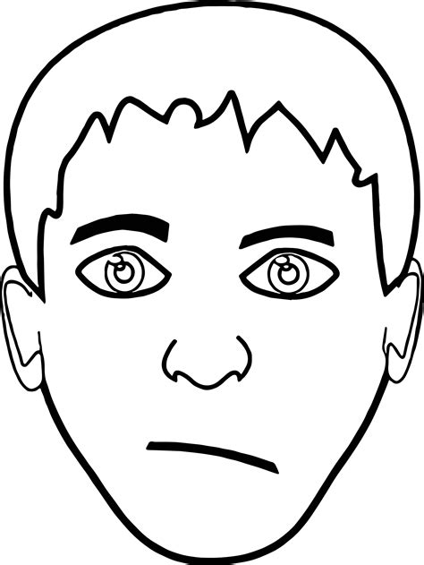 awesome big boy face coloring pages boy face coloring pages  kids