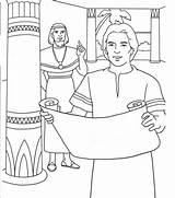 Potiphar Cupbearer Pharaoh Getcolorings Jail Yehovah sketch template