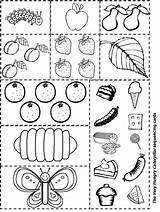 Caterpillar Hungry Very Coloring Getdrawings Drawing sketch template