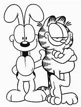 Garfield Odie Coloring Pages Printable Categories sketch template