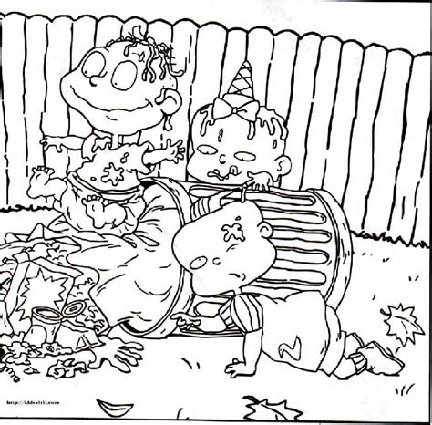 nickelodeon printable coloring pages coloring home