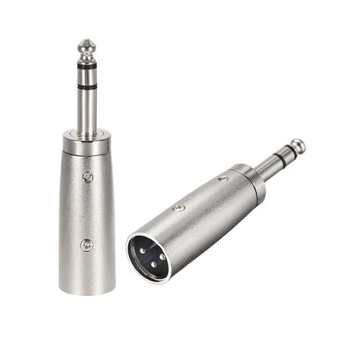 xlr male   male trs adaptergender changer xlr   mm balanced coupler adapters