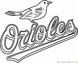 Orioles Baltimore Coloringpages101 Musically sketch template
