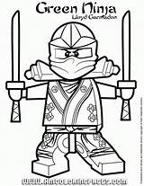 Coloring Pages Ninjago Lego Nindroid Template sketch template
