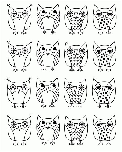 owl preschool coloring pages coloring home