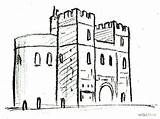Medieval Drawing Drawings Castle Manor Ages Middle Draw Castles Sketch Easy Simple House Times Wikihow Lessons Painting Paintingvalley Dibujo Background sketch template