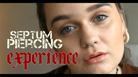 my septum piercing experience youtube